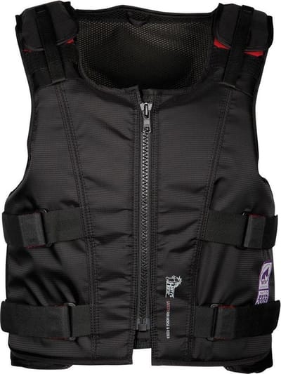 RelaxPets - Harry's Horse - Bodyprotector - SlimFit - Volwassenen - Zwart - S