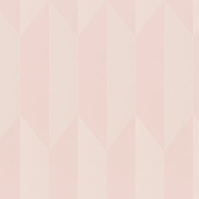 Exclusief luxe behang Profhome 790862-GU vliesbehang hardvinyl warmdruk in reliëf gestructureerd met geometrische vormen glanzend roze lichtroze 5,33 m2