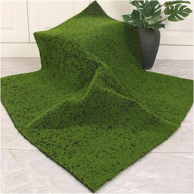 Groen Buitentapijt - Kunstmos Mat - Tuindecoratie - Anti-Aging Materiaal - 100x100cm - Groen