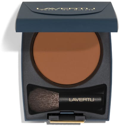 LAVERTU Terre de Soleil Bronzer - 02+ Medium Tan - 99% Natuurlijk - Inclusief Spiegel & Kwast