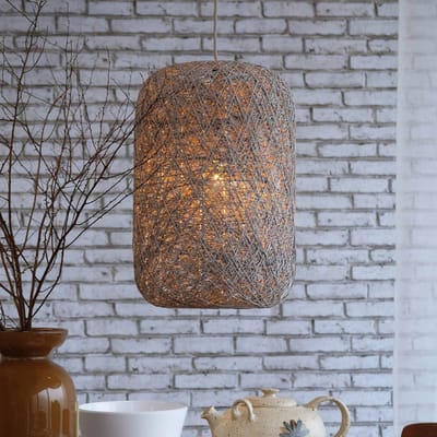 Dyberg Larsen Spin S hanglamp, grijs, Ø 30 cm
