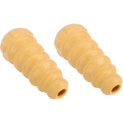 2pcs Cache-poussière d'amortisseur Résistance aux chocs Butée de suspension en caoutchouc pour MK6 1998 à 2001 beige