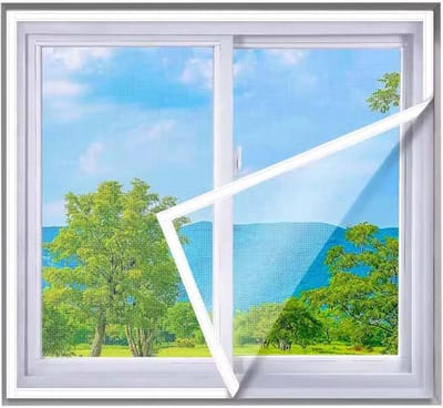 Vliegenhor voor Raam en Balkondeur - Eenvoudige Montage, Wasbaar Hor - 120x165cm