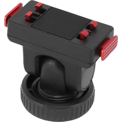 Camera Koude Schoen Snelontgrendelingsbasis Geschikt voor Insta360 ACE PRO2 Kantelbaar Verstelbare Magnetische Snelmontage Houder met 1 4 Inch black