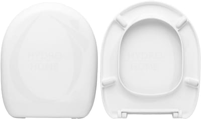 Duroplast Toilet Seat White with Adjustable Hinges - Made in Italy