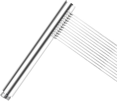 SnelShoppen - Handdouche voor Badkamer, Waterbesparende Ronde Douchekop, Chroom Geplateerd voor Huishoudens, Hotels, Sportscholen, 1 Stuk