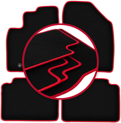 CARLUX-RED automatten voor: Toyota Avensis III T27 stationwagen, sedan, liftback (2009-2013)