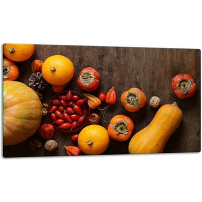 TMK ArtDeko - Snijplank - Glas - 52x30cm - Kleurrijk Ontwerp