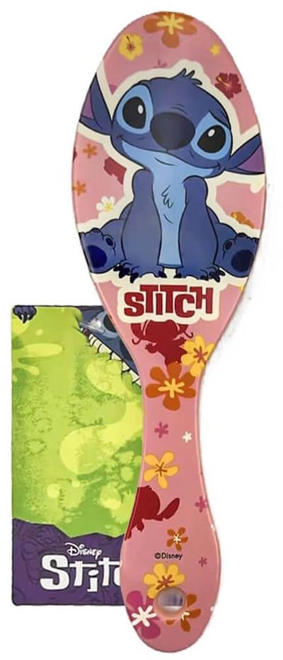 Disney Stitch Haarborstel – Roze – Zachte Anti-Klit Borstel – Voor Kinderen