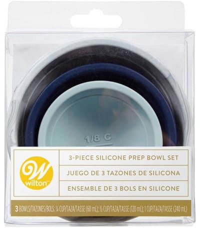 Wilton Siliconen Kommen Set - 3-Delig