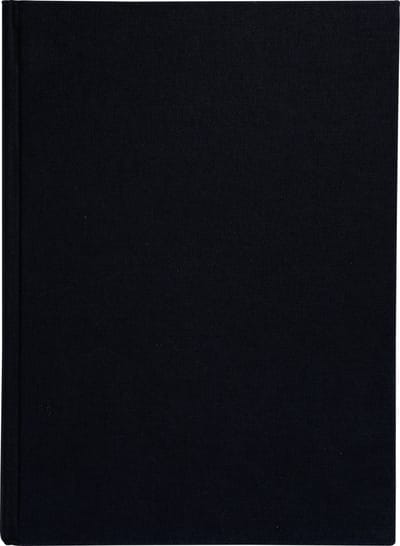 Exacompta Register 29,7x21 cm - geruit 5x5 - genummerd - 200 blad - Zwarte canvas - 6529D