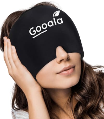 Gooala Migraine Muts – Anti Migraine Masker – Met Extra Gel - Oogmasker - Hot Cold Packs