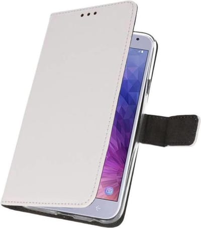 Bestcases Pasjeshouder Telefoonhoesje Samsung Galaxy J4 (2018) -  Wit