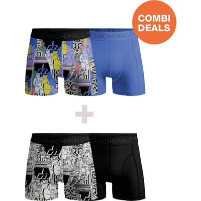 Muchachomalo Boxershort Heren – 4 Pack – 95% Katoen – Heren Ondergoed – Kleding – Stevig Ondergoed – Onderbroeken Heren
