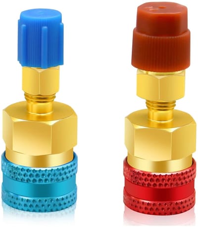 Allecto - R1234yf naar R134a Adapter - 2-delige Quick Release Kit - Koelmiddel Vullen en Leegmaken - Voor Koelsystemen - Gebruiksvriendelijk en E