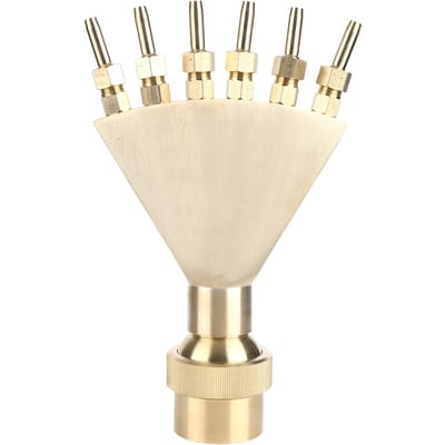 1,5 inch DN40 Verstelbare Fonteinspuitkop Sproeikop voor Tuin Zwembad SPA beige