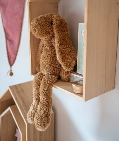 Wolcafé Haakpakket konijn Mini Mellow - Zacht knuffelkonijn van 30 cm