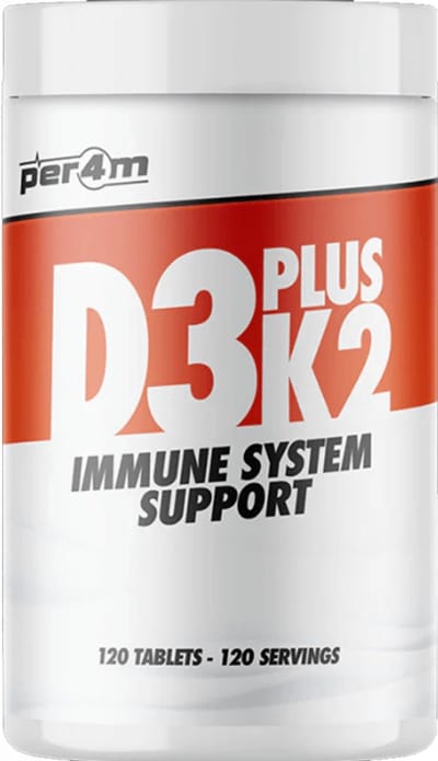 Per4m - D3 plus K2 - Immune system support - Vitamine D - Vitamine D3 - Vitamine D3 K2 - Vitamine K - Vitamine K2