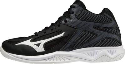 Mizuno indoorschoenen model Thunderblade 3 Mid - Zwart/Wit - Maat 47