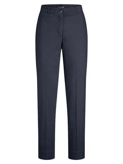 Enkellange broek Van Peter Hahn blauw