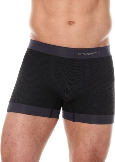 Brubeck | Sportondergoed - Sportonderbroek Boxer met 3D Technology - Heren - Grafiet - S