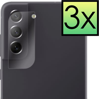 Camera Lens Protector - 3 Stuks - Geschikt voor Samsung Galaxy S21 FE - Camera Screenprotector - Beschermglas - Gehard Glas - Tempered Glass - Screen Protector