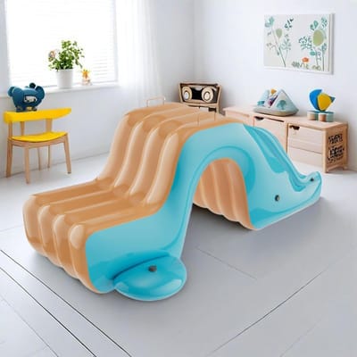 Opblaasbare Waterglijbaan - Waterpret Speelgoed - Zomerse Spelletjes - Kindvriendelijke Constructie - 175x105x75cm - Oranje