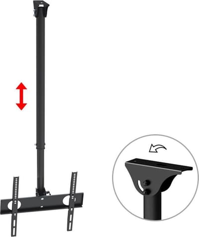 Maclean MC-631 - ceiling mount - Max 50 kg - recommended for 55"
