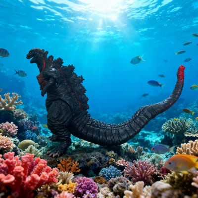 3 Kleuren Godzilla Film Actiefiguur Shin Godzilla Rode Lotus Zacht Rubber Model 17cm Monster Dinosaurussen Kinder Speelgoed Beweegbaar Poppetje Cadeaus 17cm OPP BAG black