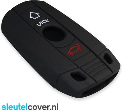 Autosleutel Hoesje geschikt voor BMW - SleutelCover - Silicone Autosleutel Cover - Sleutelhoesje Zwart