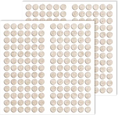 Vilten Doppen - Meubelbeschermers - Vloeren Beschermen - Zelfklevend Ontwerp - 312 Stuks - Beige