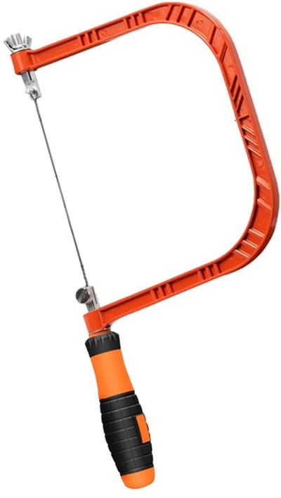 Dailygoods- Staaldraadzaag 360° draaibaar handvat - Draagbare mini-copingzaag - Outdoor survival - Hout/plastic/bot/schuin zagen - Sterk snijvermogen - Flexibel en eenvoudig op te bergen - Zaag
