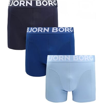 Bjorn Borg Boxers 3Pack Blauw - Maat XXL - Heren - Boxershorts