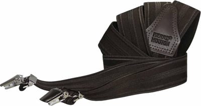 Pierre Mouton Toulouse Bretel - Bretels - Volwassenen - Heren - Donkerbruin - 120cm - 3 brede clips - M - L