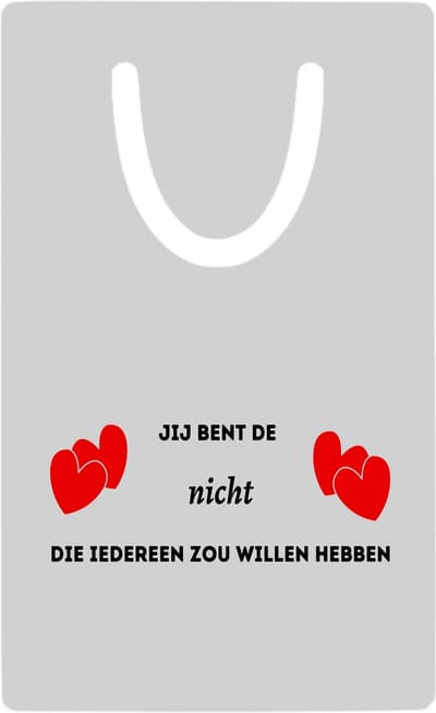 Hacebo® - jij bent de nicht die iedereen zou willen hebben metalen boekenlegger - Nicht - geweldige nicht - liefste nicht - verjaardag - cadeau - kado - bedankje - geschenk Bladwijzer boekenleggers - 7.6 cm x 5cm