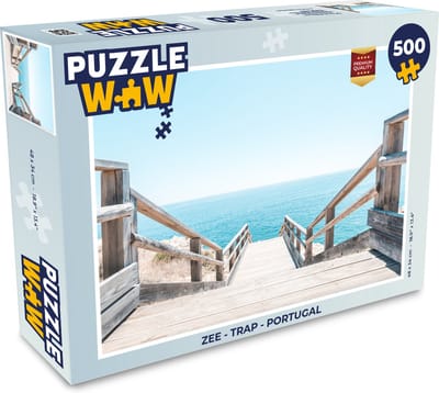 Puzzel Zee - Trap - Portugal - Legpuzzel - Puzzel 500 stukjes