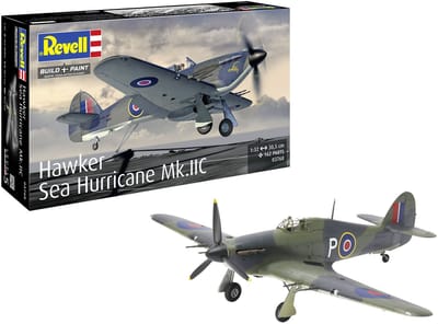 Revell Modelbouwpakket Vliegtuigen - 03768 Hawker Sea Hurricane Mk Iic - Propellervliegtuig Plastic - 1:32 - Modelbouw