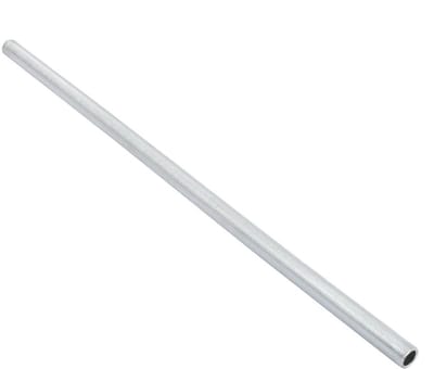 Dailygoods - Lamp Pipe M10 Draad, 300mm Lengte, Verzinkt Zilver