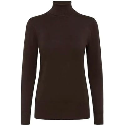 Pull ASTRID ROLL NECK KAFFE BLACK COFFEE 191111