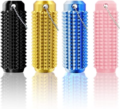 longziming - Sleutelhanger - Fidget Toy - Anti Stress Speelgoed - Spiky sensory fidget - Autovormig - 3D-geprint - 4 stuks - Tactiele stimulatie