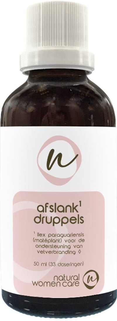 Natural Women Care - Afslankdruppels - Natuurlijke vetverbrander - geeft energie - stimuleert calorieverbranding - kruiden - Vegan - vetverbranding - fatburner - natuurlijk - afvallen - afslank druppels - supplement