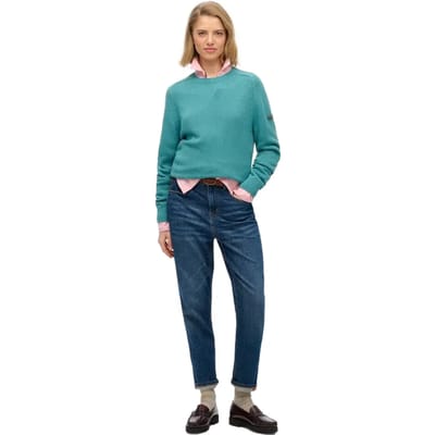 Superdry - Slouchy Gebreide Crew Trui - Dames - Sweaters