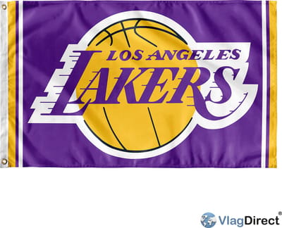 VlagDirect - Los Angeles Lakers vlag - Los Angeles Lakers basketbalteam vlag - 90 x 150 cm.