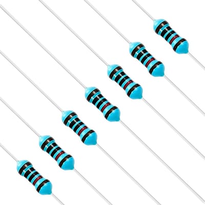 100 Stuks 10k Ohm Metaalfilm Weerstanden 0.25W - 1% Tolerantie - Door Gat Elektronische Componenten