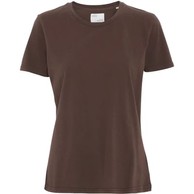 Dames-T-shirt Colorful Standard Light Organic coffee brown