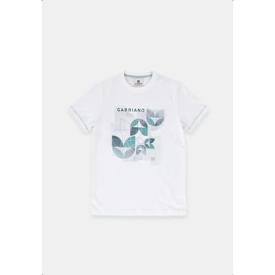 Gabbiano T-shirt Dusk 1565107 102 Ecru Mannen Maat - XL