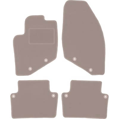 Beige veloursmatten voor: Volvo S80 I sedan (1998-2006)