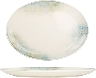 Kütahya Porselen Serveerschaal - Earth - Porselein - 27x16 cm - set van 2