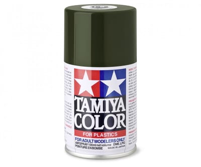 Tamiya Hobbyverf Acrylverf - TS-2 Dark Green - Matt - Acryl Spray - Verf spuitbus - 100 ml