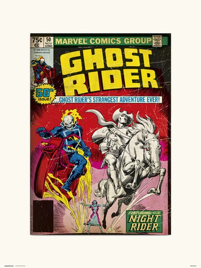 MARVEL GHOST RIDER 50 - Art Print 30x40 cm